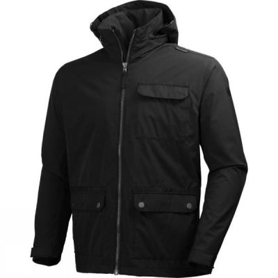 Chaquetas Helly Hansen Highlands Hombre Negras - Chile HAZ508749